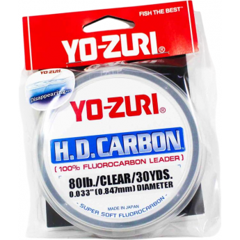 Флюорокарбон YO-ZURI H.D.CARBON 100% FLUOROCARBON LEADER 0,847мм 27м (clear) Флюорокарбон YO-ZURI H.D.CARBON 100% FLUOROCARBON LEADER 0,847мм 27м (clear)
