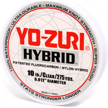 Леска монофильная YO-ZURI HYBRID 275Yd 10Lbs 252M (0.308mm)
