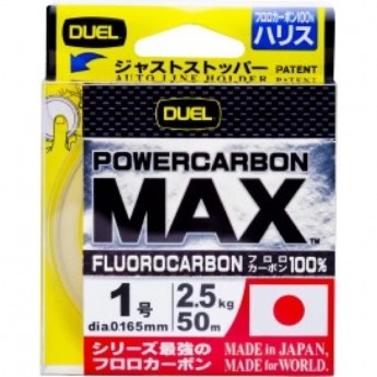 Леска YO-ZURI DUEL POWERCARBON MAX FLUOROCARBON100% 50m #2.5 5.5Kg (0.260mm)