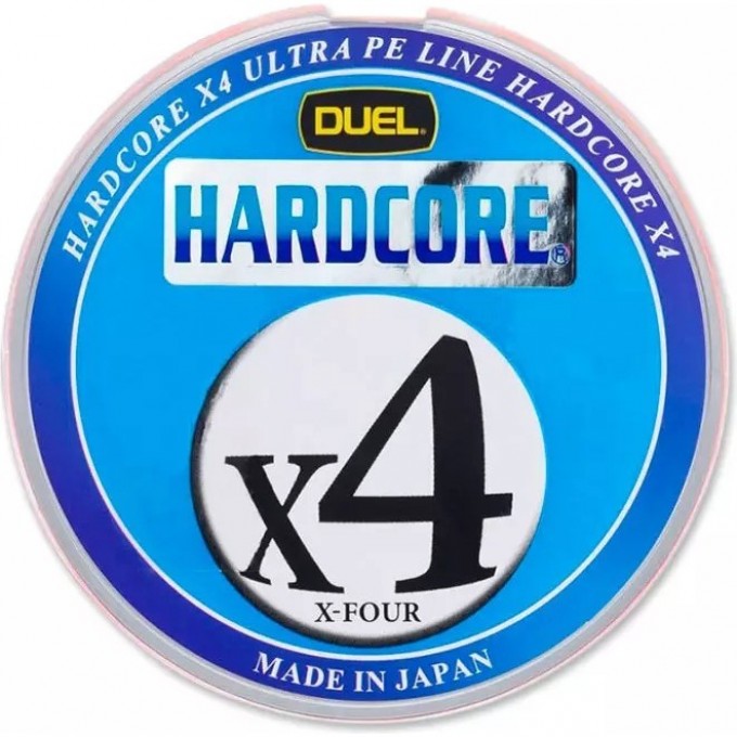 Плетеный шнур YO-ZURI DUEL PE HARDCORE X4 200m #0.6 5COLOR-YELLOW MARKING 5.4Kg (0.132mm) H3245N-5CBL Плетеный шнур YO-ZURI DUEL PE HARDCORE X4 200m #0.6 5COLOR-YELLOW MARKING 5.4Kg (0.132mm) H3245N-5CBL