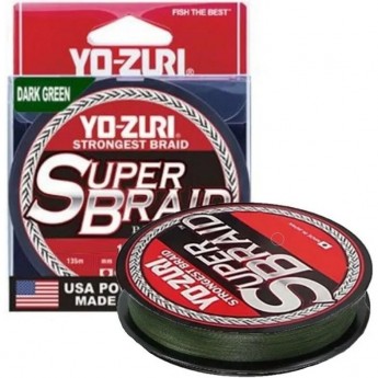 Шнур плетеный YO-ZURI PE SUPERBRAID 0,43мм, 135 м Blue Шнур плетеный YO-ZURI PE SUPERBRAID 0,43мм, 135 м Blue